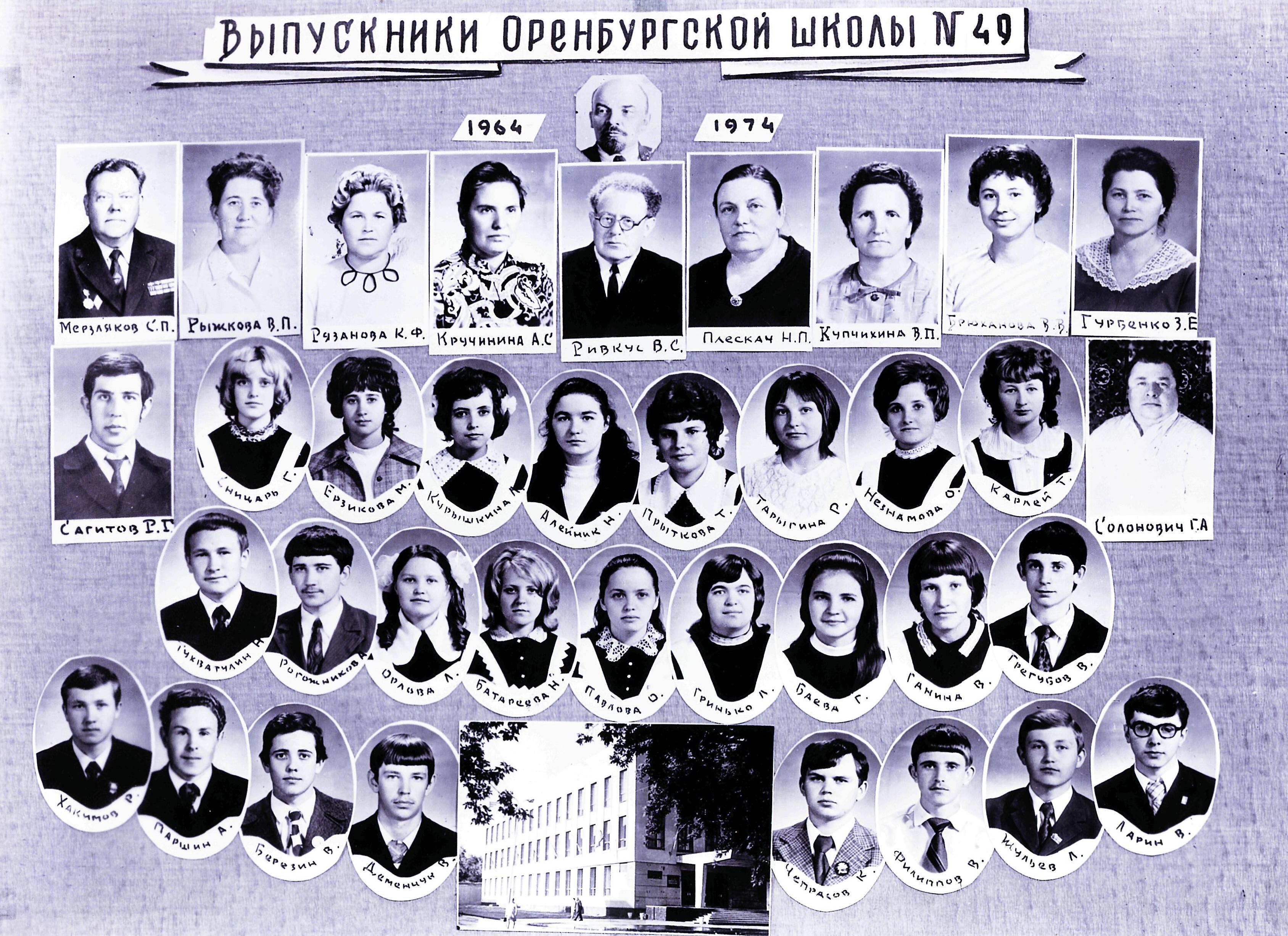 1974 г,10 А кл Кручинина Александра Степановна